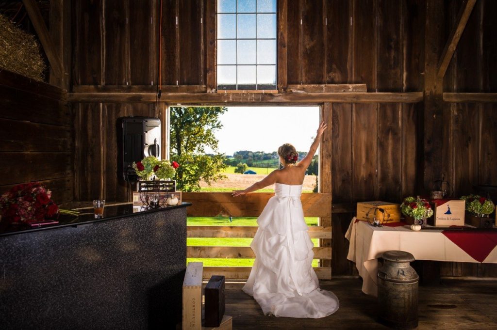 Bride in the Barn